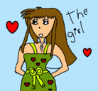 Dibujo The girl pintado por nayia