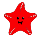 Dibujo Estrella de mar pintado por jijijijij
