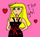 Dibujo The girl pintado por yiniva