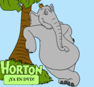 Dibujo Horton pintado por mati