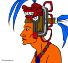 Dibujo Jefe de la tribu pintado por paco