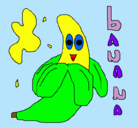 Dibujo Banana pintado por stella