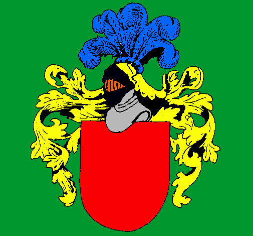 Escudo de armas y casco