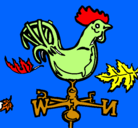 Dibujo Veletas y gallo pintado por alvaro