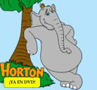 Dibujo Horton pintado por Adri