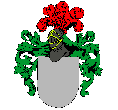 Escudo de armas y casco