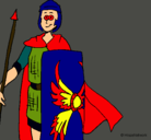 Dibujo Soldado romano II pintado por Denis