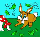 Dibujo Conejo pintado por Loreto