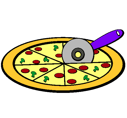 Dibujo Pizza pintado por Vicki_11