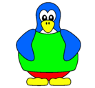 Dibujo Pingüino pintado por 2001josue