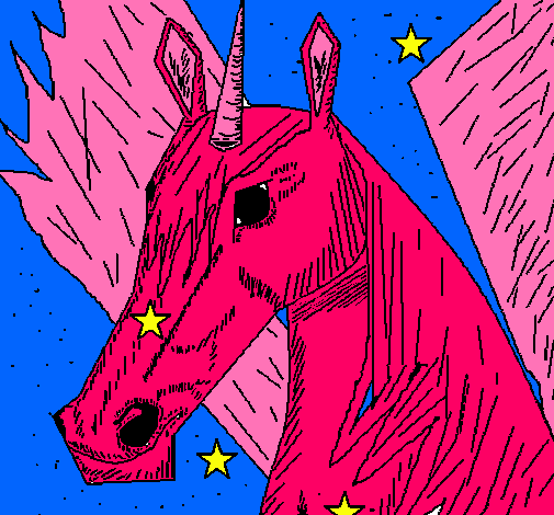 Dibujo Livehorses pintado por blum