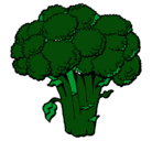Dibujo Brócoli pintado por erika888