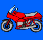 Dibujo Motocicleta pintado por kibo
