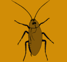 Dibujo Cucaracha grande pintado por Angelito 