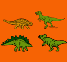 Dibujo Dinosaurios de tierra pintado por jaseth