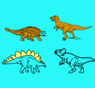Dibujo Dinosaurios de tierra pintado por keyber