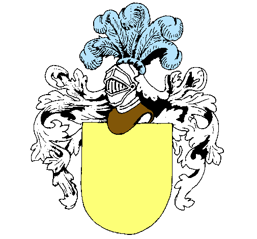 Escudo de armas y casco