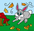 Dibujo Conejo pintado por Spears