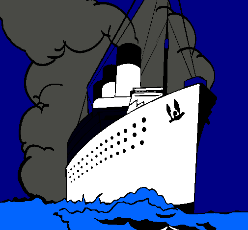 Dibujo Barco de vapor pintado por AnToN 