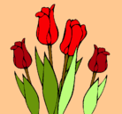 Dibujo Tulipanes pintado por ANAILA