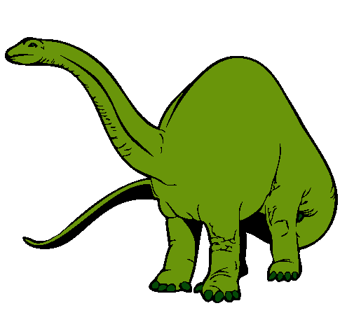 Dibujo Braquiosaurio II pintado por sebita23