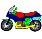 Dibujo Motocicleta pintado por bryan06