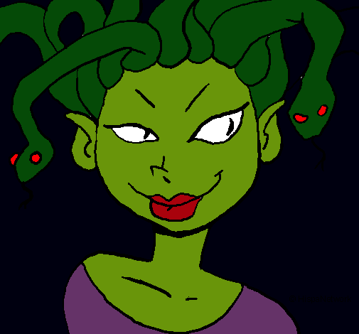 Mujer medusa