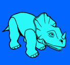 Dibujo Triceratops II pintado por thiago