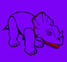 Dibujo Triceratops II pintado por jatosa100