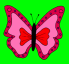 Dibujo Mariposa pintado por alexa