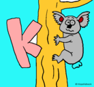 Dibujo Koala pintado por sabel