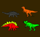 Dibujo Dinosaurios de tierra pintado por chato