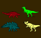 Dibujo Dinosaurios de tierra pintado por MARCOS
