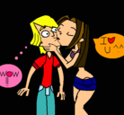 Dibujo Beso pintado por avatar12