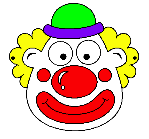 Лицо клоуна. Детская маска клоуна. Клоуны для детей. Лицо клоуна для детей.
