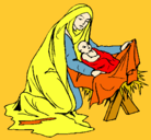 Dibujo Nacimiento del niño Jesús pintado por 36958147