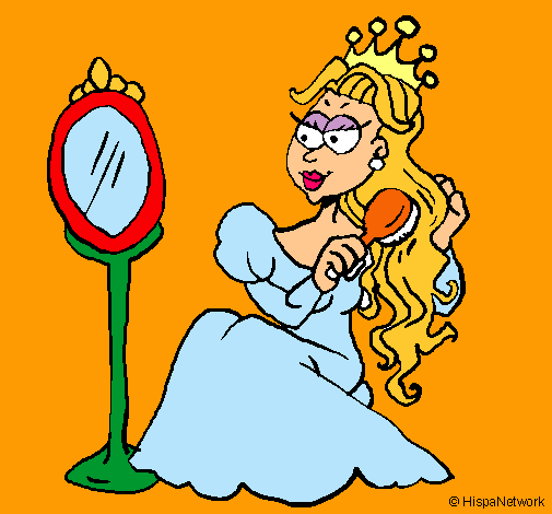 Princesa y espejo