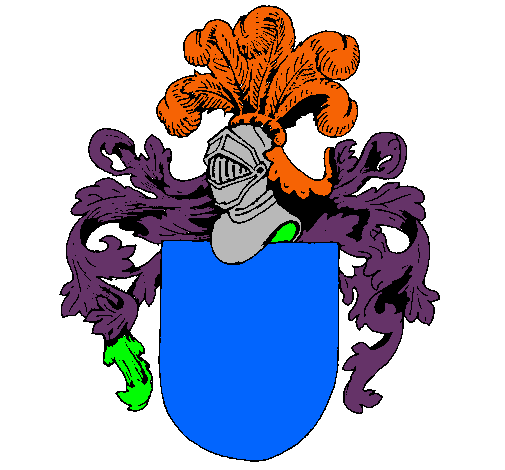 Escudo de armas y casco