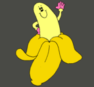 Dibujo Banana pintado por jkjkh