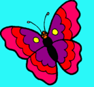 Dibujo Mariposa pintado por alexa