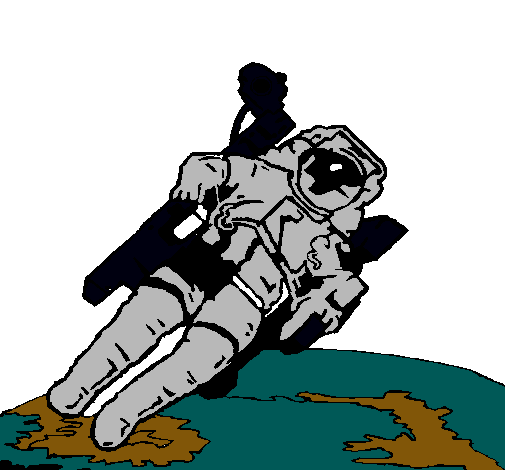 Astronauta en el espacio