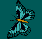 Dibujo Mariposa pintado por kichyta