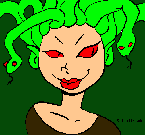 Mujer medusa