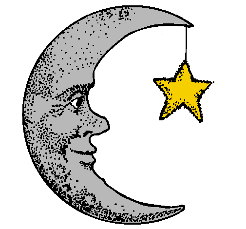 Luna y estrella