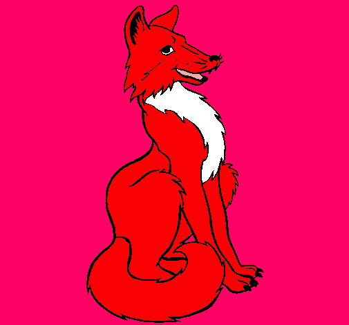 Dibujo Raposo rojo pintado por veneno