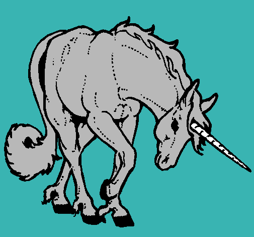 Dibujo Unicornio bravo pintado por naomimayu