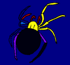 Dibujo Araña venenosa pintado por bruno