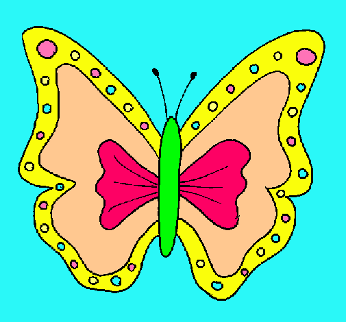Dibujo Mariposa pintado por nadia