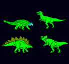 Dibujo Dinosaurios de tierra pintado por igna
