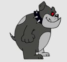 Dibujo Bulldog inglés pintado por avatar